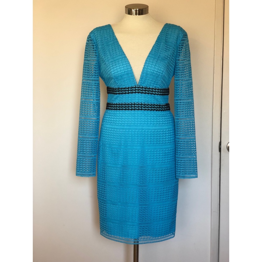 NWT Diane Von Furstenberg Ocean Blue Viera dress